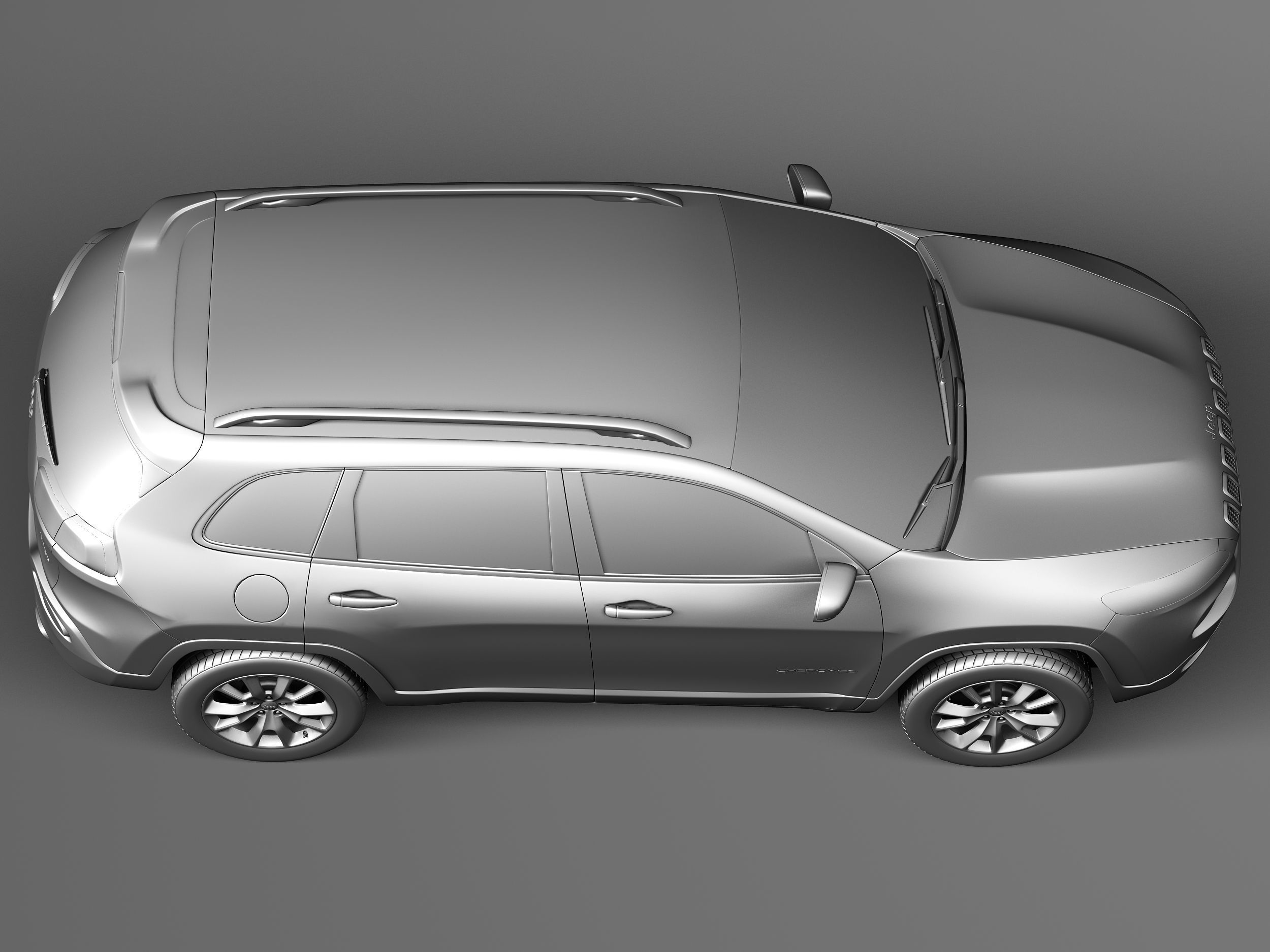 Jeep Cherokee Limited 2014 3D model_15