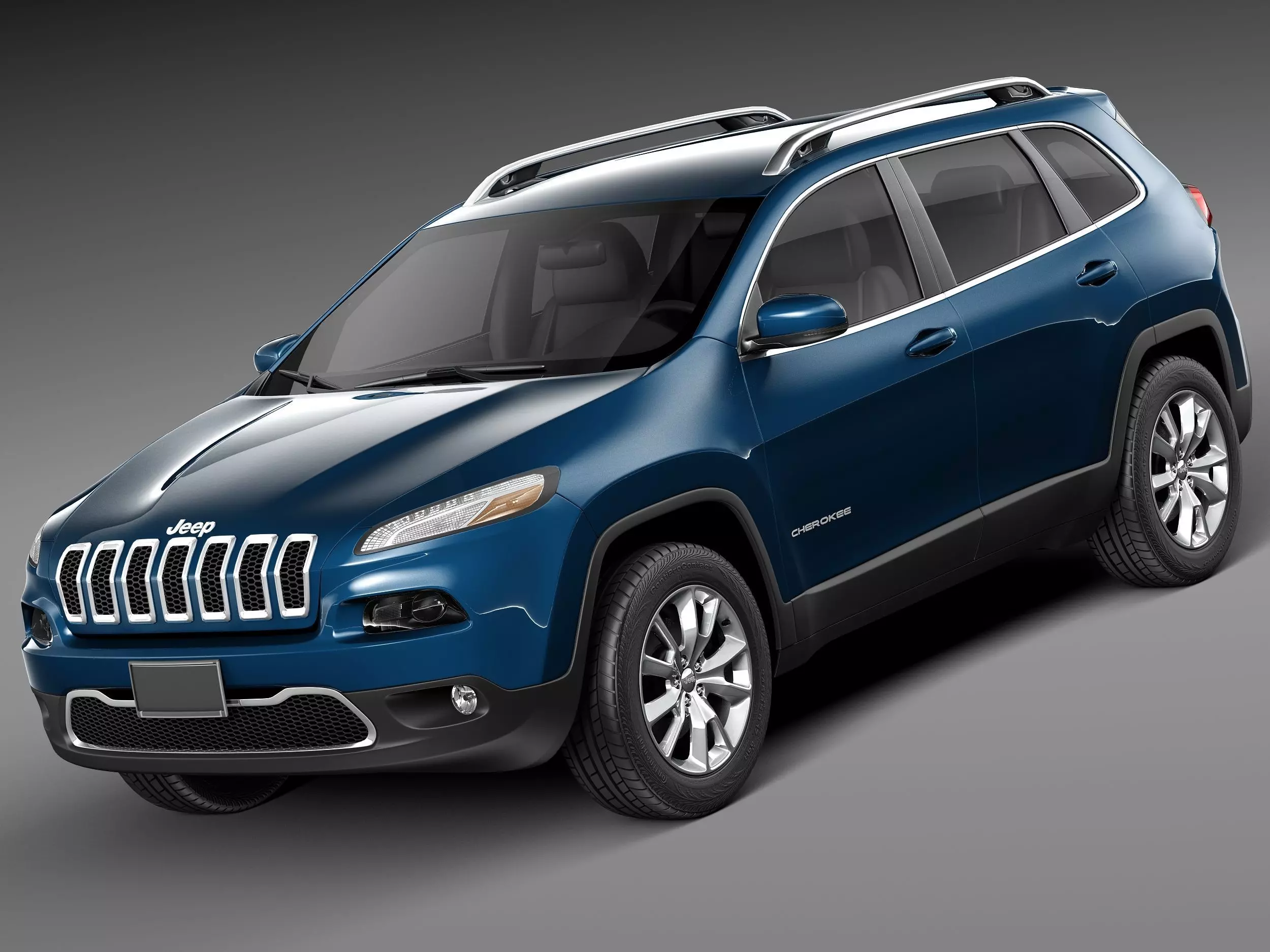 Jeep Cherokee Limited 2014 3D model_0