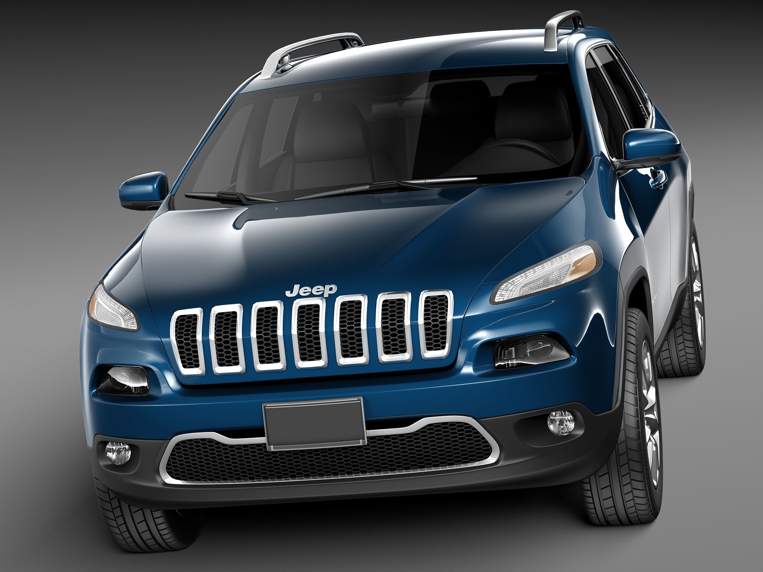 Jeep Cherokee Limited 2014 3D model_1