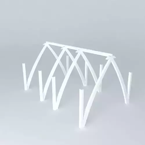 new cruck old frame Free 3D model