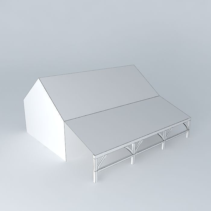 workshop addition Free 3D model_4