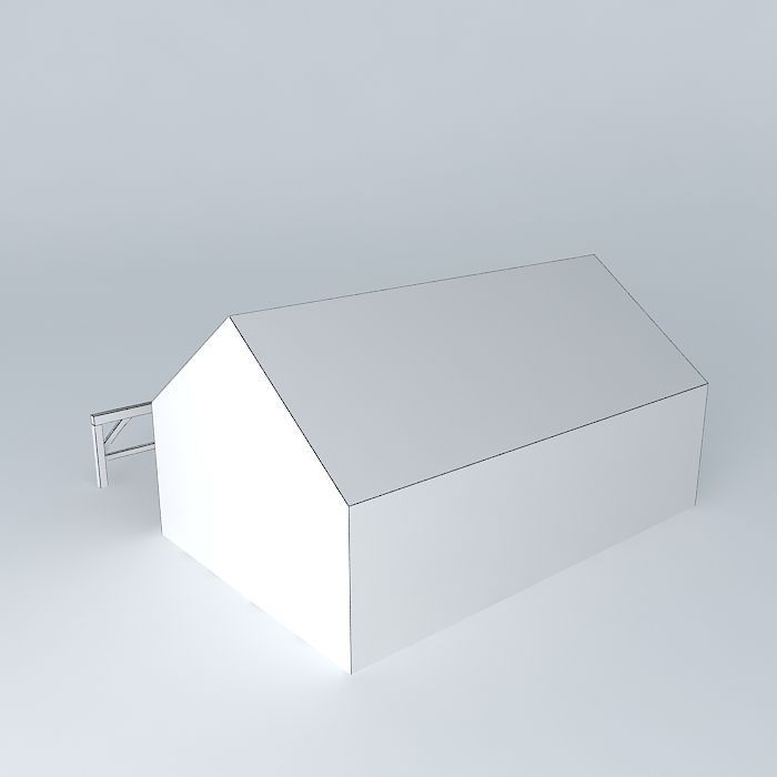 workshop addition Free 3D model_3