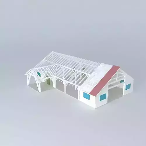 rec hall Free 3D model
