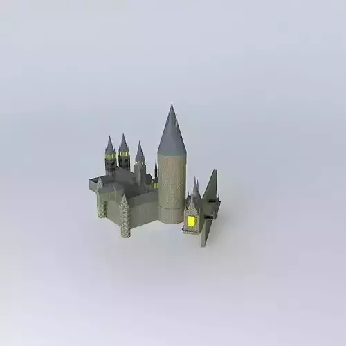 Hogwarts Castle Free 3D model