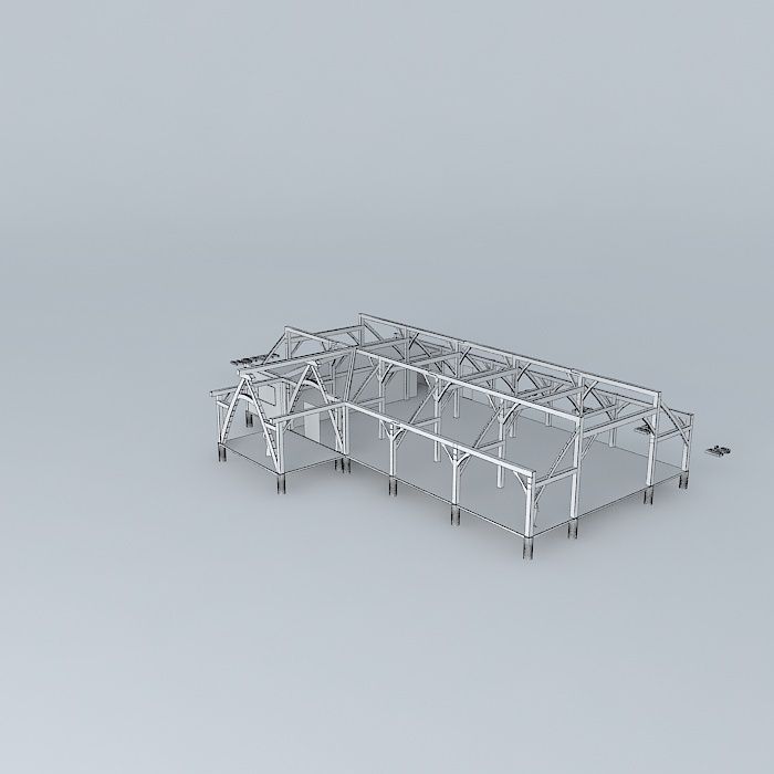 recreation center free 3D model | CGTrader