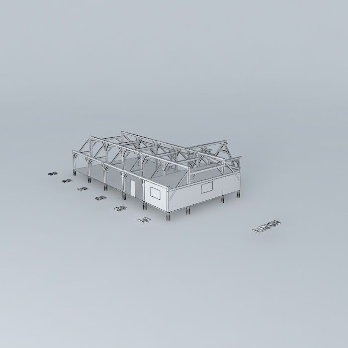 recreation center free 3D model | CGTrader