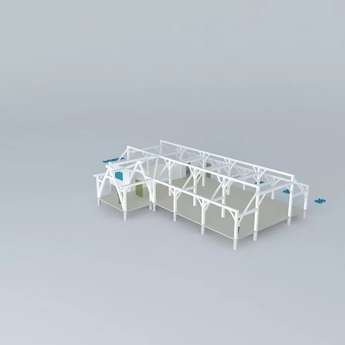 recreation center free 3D model | CGTrader