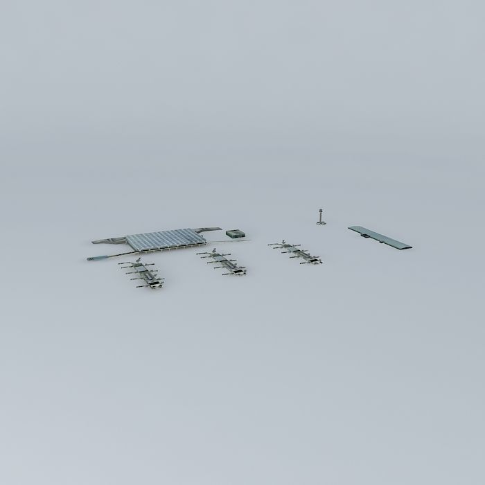 London Stansted Airport Free 3D model_1