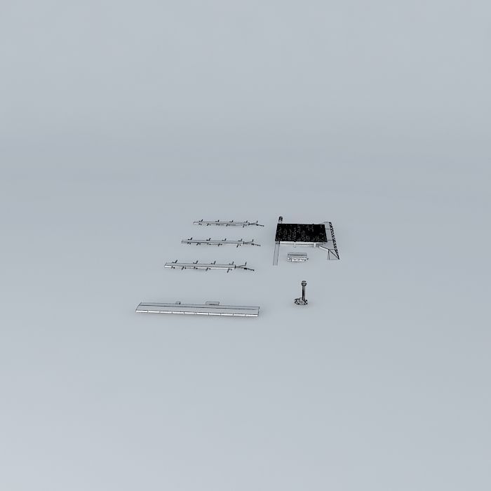 London Stansted Airport Free 3D model_3