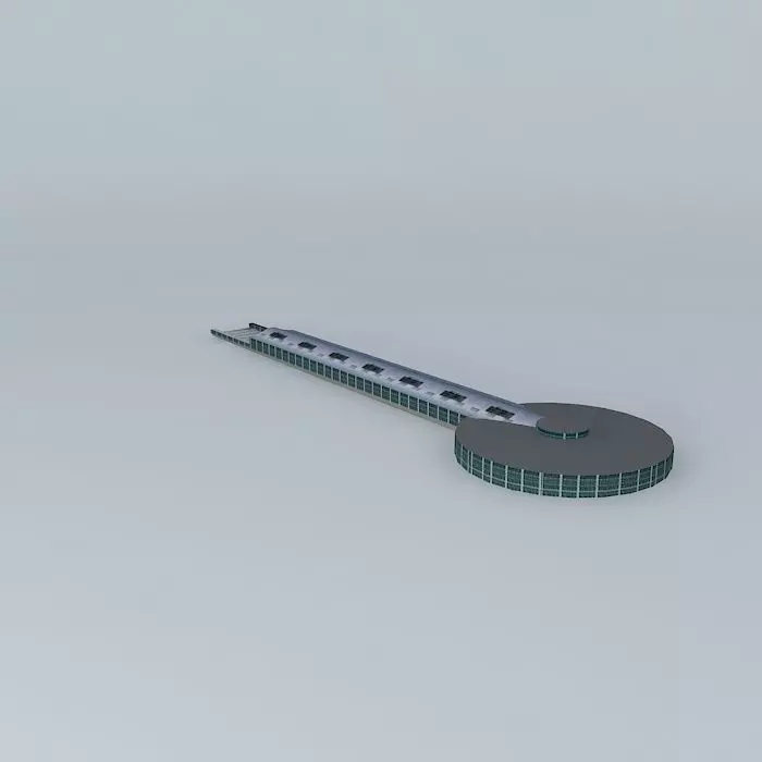 terminal pier Free 3D model