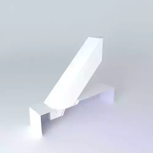 hidden interface beam brace connection