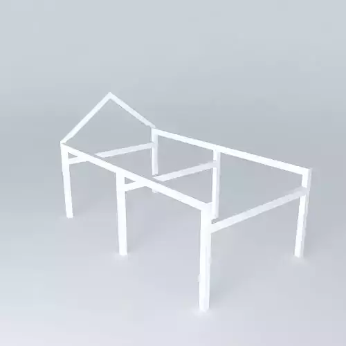16x28 bed frame Free 3D model