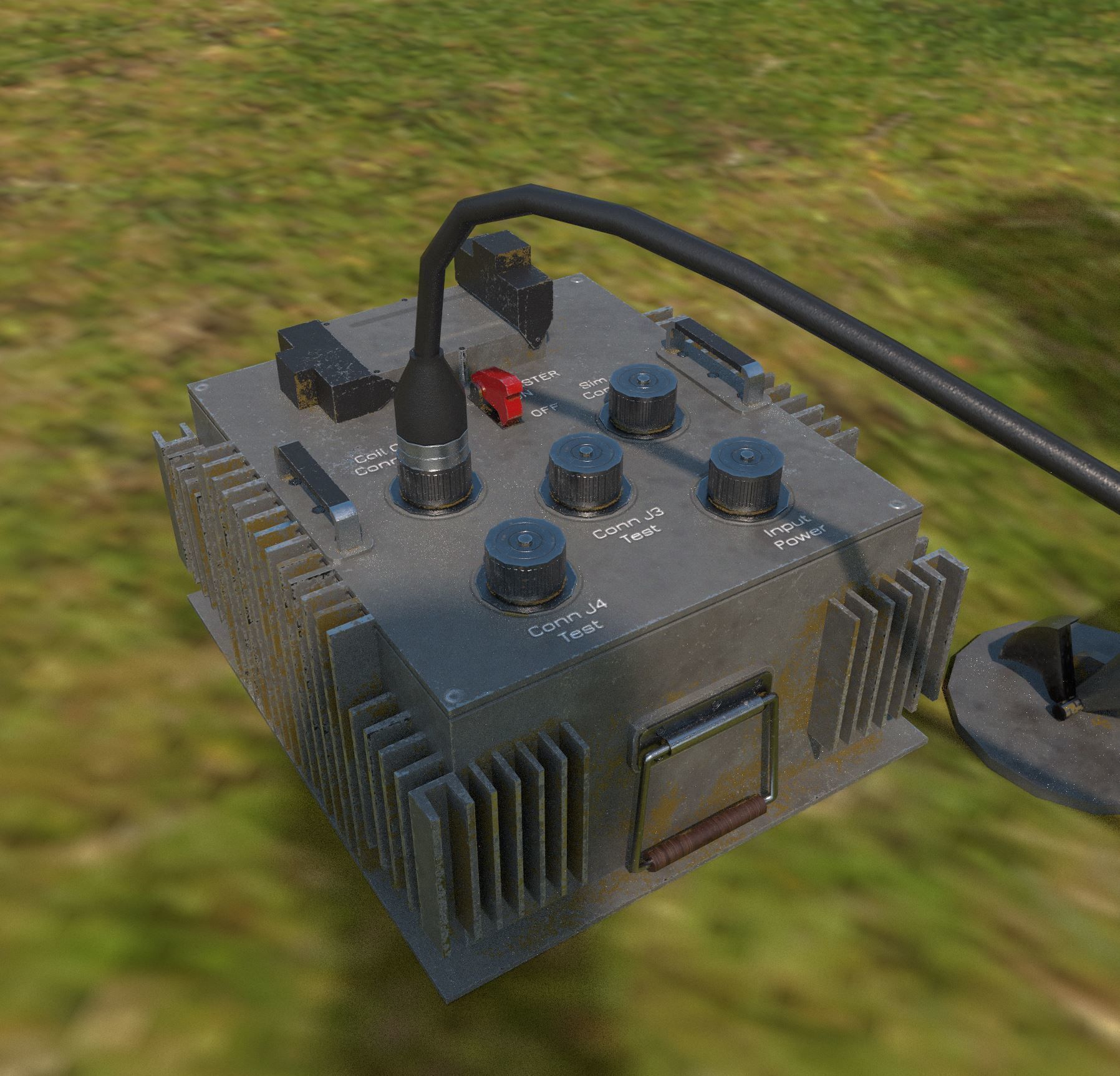 Tow Missile Launcher Low-poly 3D model_2