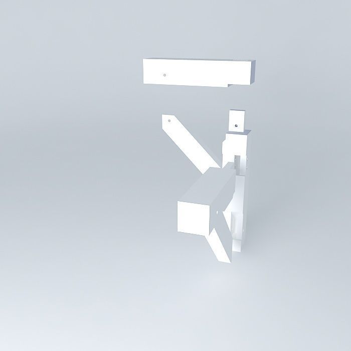 level 2 joinery project exploded Free 3D model_1