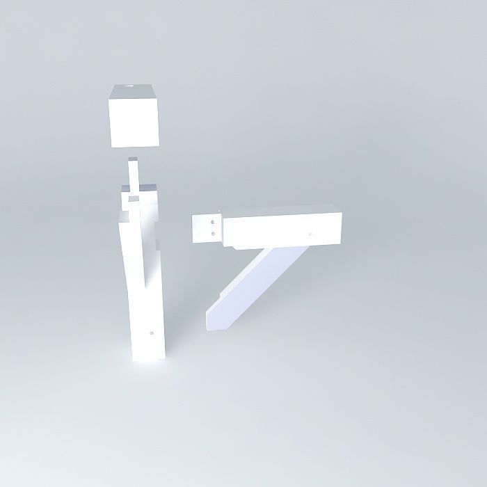 level 2 joinery project exploded Free 3D model_2