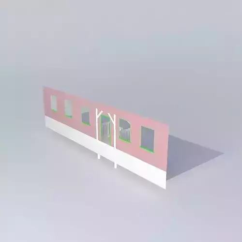 Villiers revised back porch Free 3D model