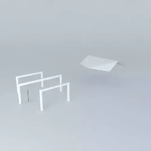 saunders two people on platform Free 3D model