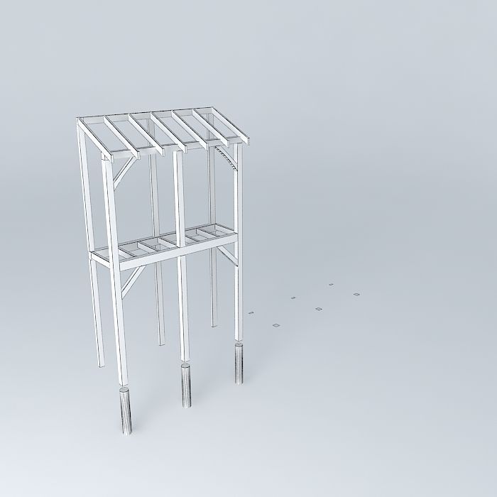 Ramiro porch Free 3D model_3