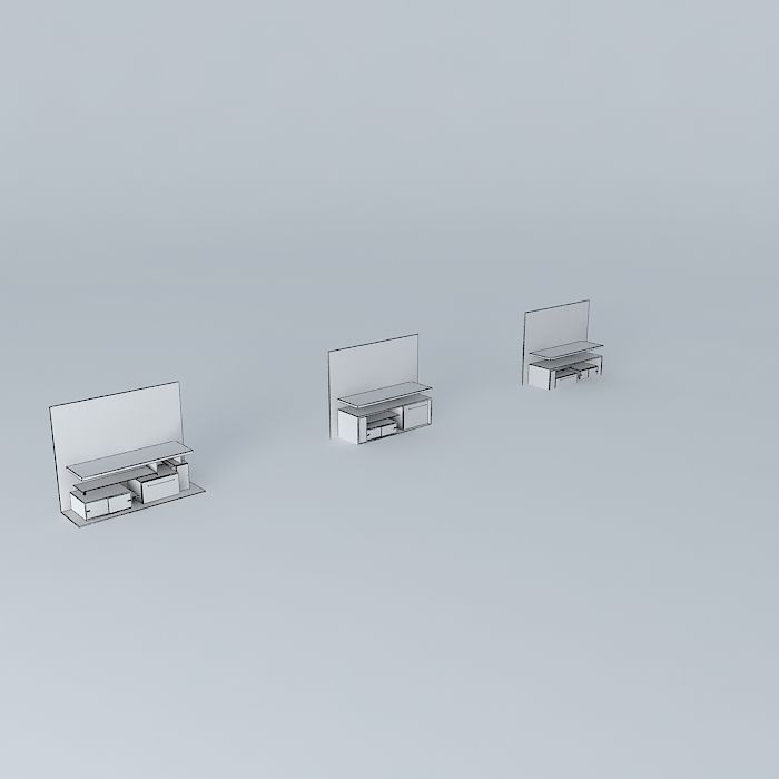 rack cabinet Free 3D model_3