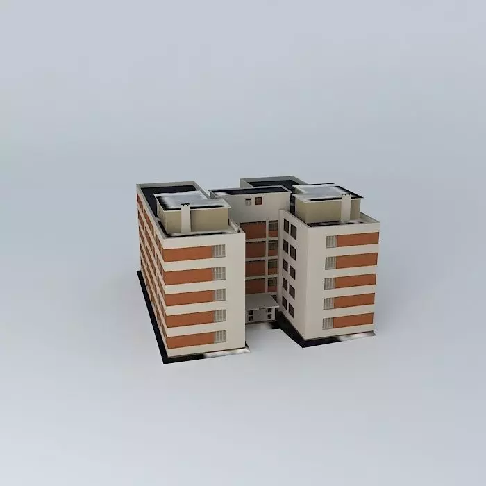 Building on Rua Almirante Barroso 140 230 Free 3D model_0