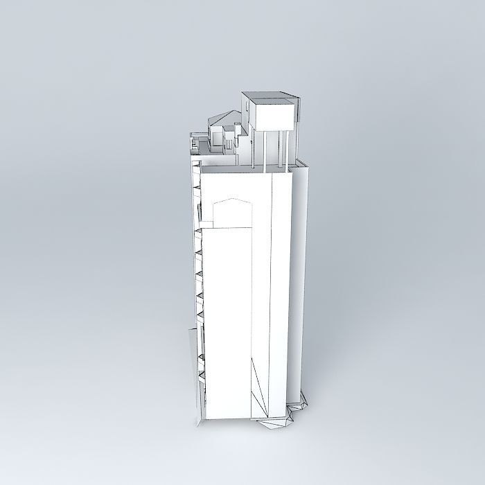 Building Allies Free 3D model_4