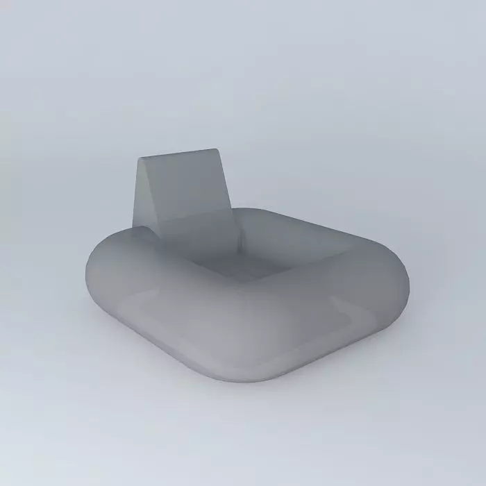 Inflatable Armchair Free 3D model