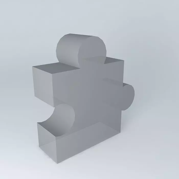 Puzzle piece Free 3D model_0