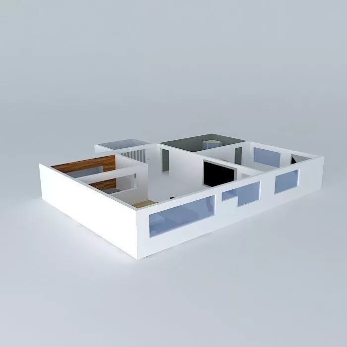 Apartment interior design Free 3D model