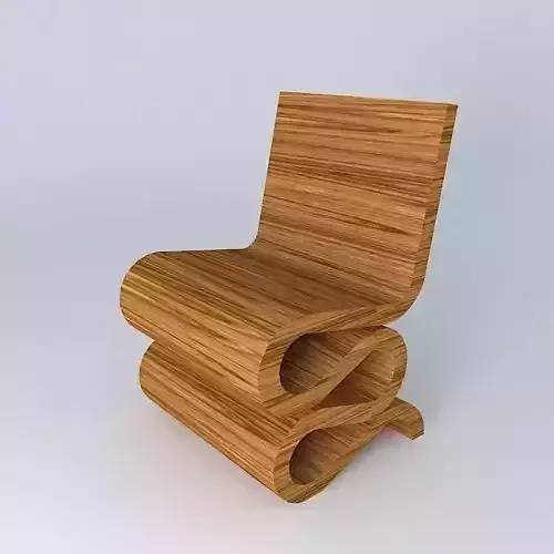 Wiggle Side Chair wooden 