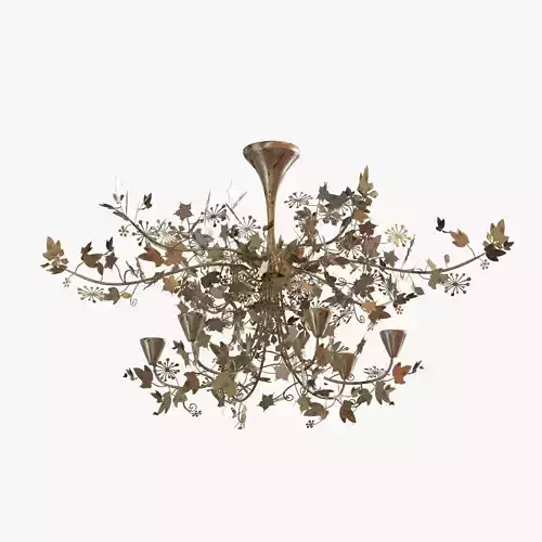 Porta romana -IVY SHADOW CHANDELIER - FOREST GOLD