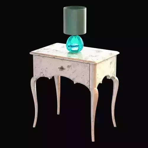 Oficina Inglesa - Justine bedside table and porta romana dumplin 3D model