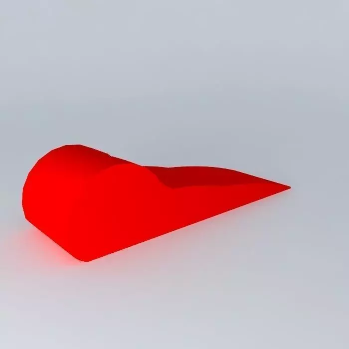 Armchair red Free 3D model