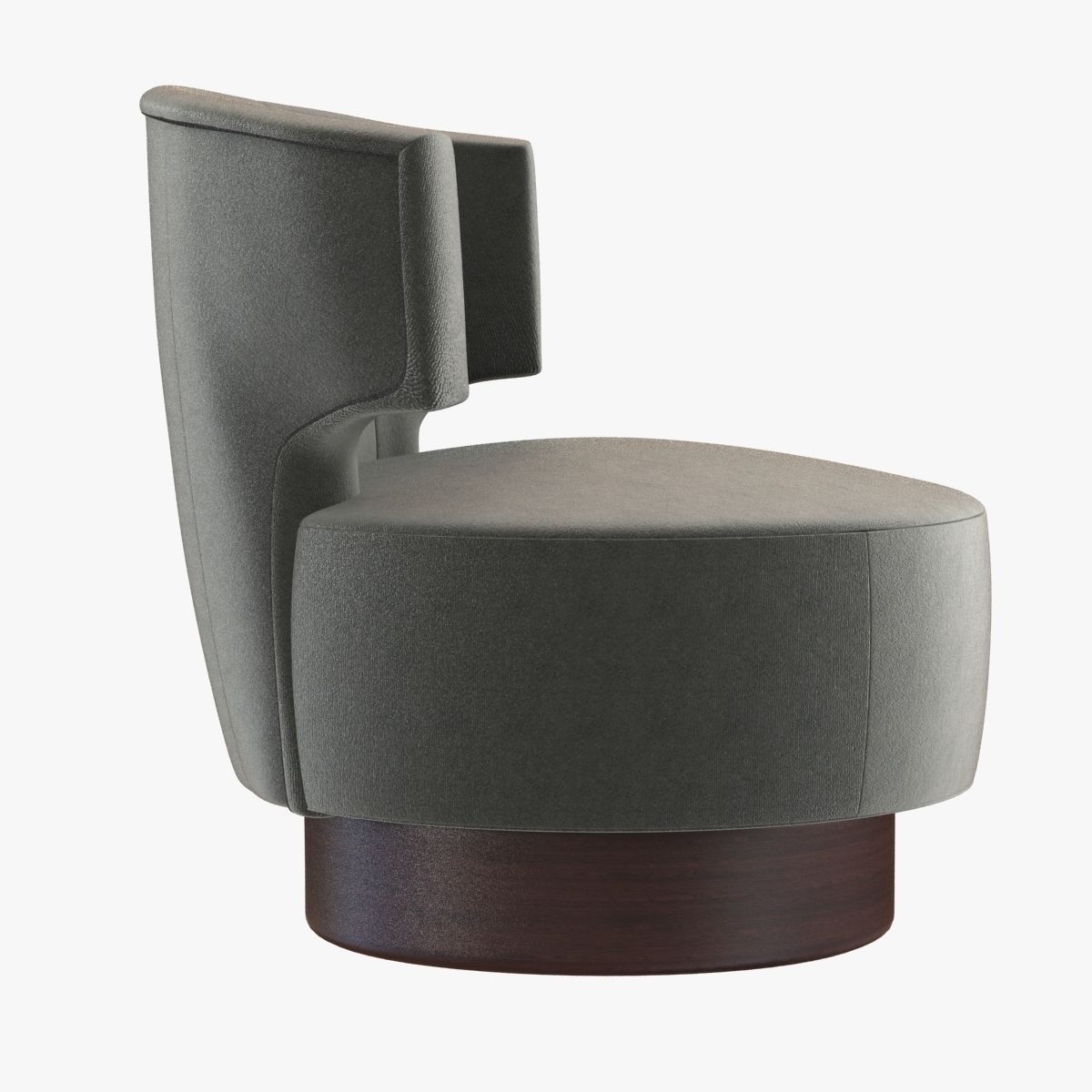 Holly Hunt MESA OCCASIONAL CHAIR 3D model_2