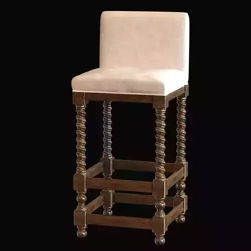 MacRae Dornie Bar Stool 3D model