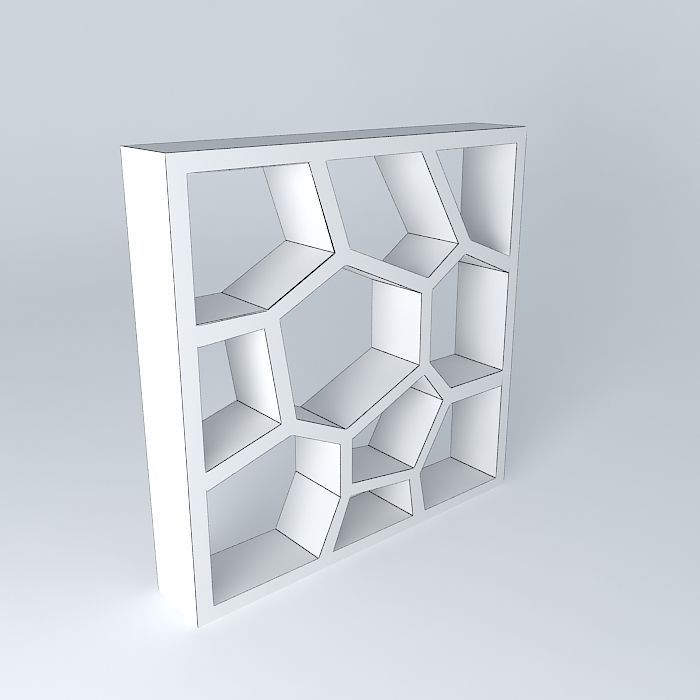Fabio bookcase Free 3D model_3