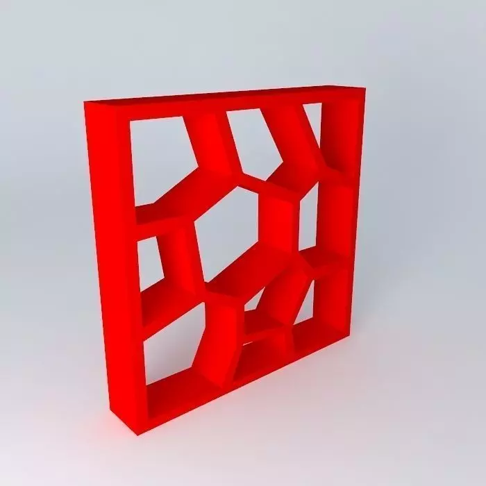 Fabio bookcase Free 3D model_0