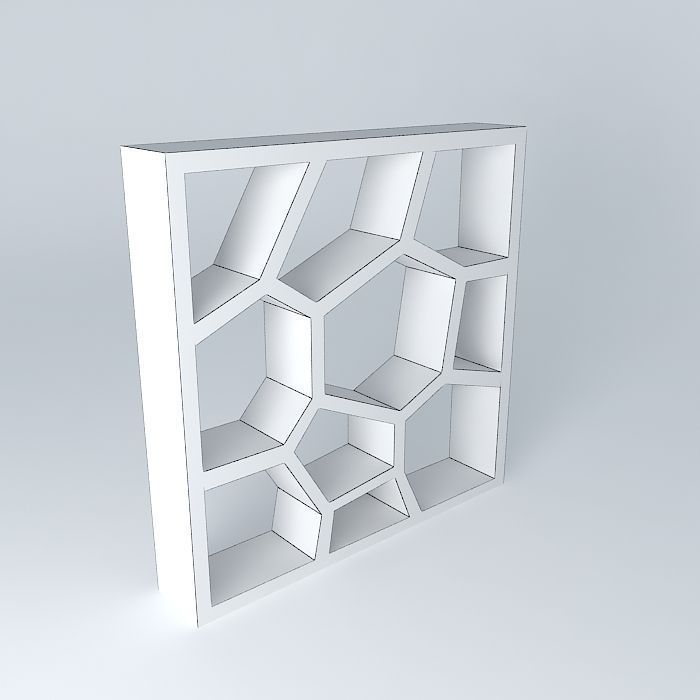 Fabio bookcase Free 3D model_4