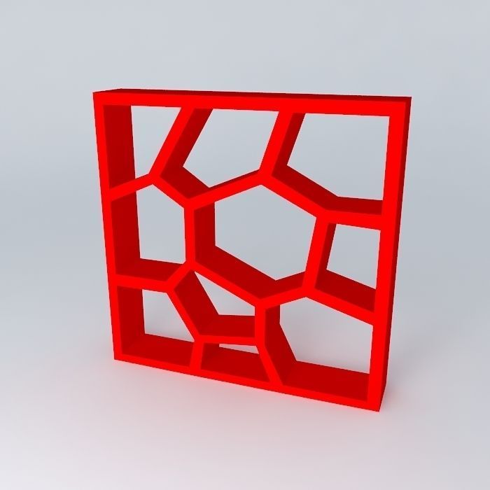 Fabio bookcase Free 3D model_1