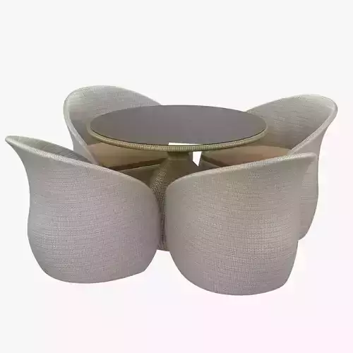 Circle 5 Piece Dining Set by 100 Essentials