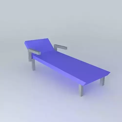 Transat Futuristic blue plastic