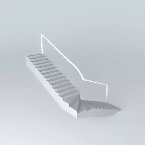 Corner stairs Free 3D model
