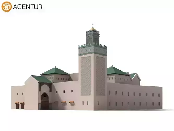 Bou Inania Medersa Marokko 3D model