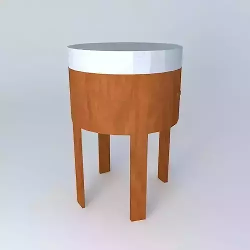 Table d'appoint round Free 3D model