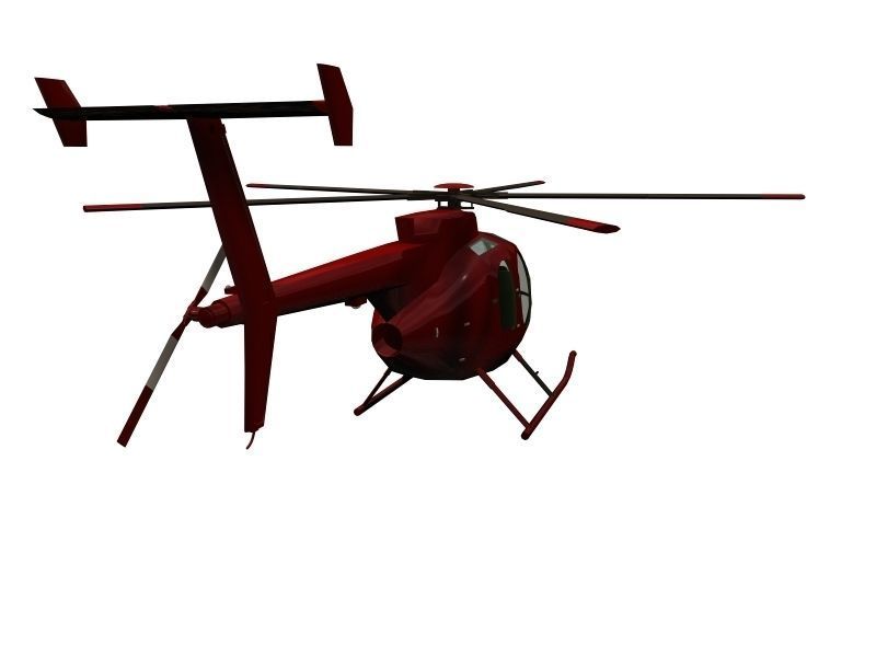 helicopter 3D model_1