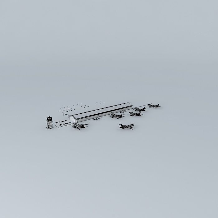 Southend Airport terminal (new update) Free 3D model_3