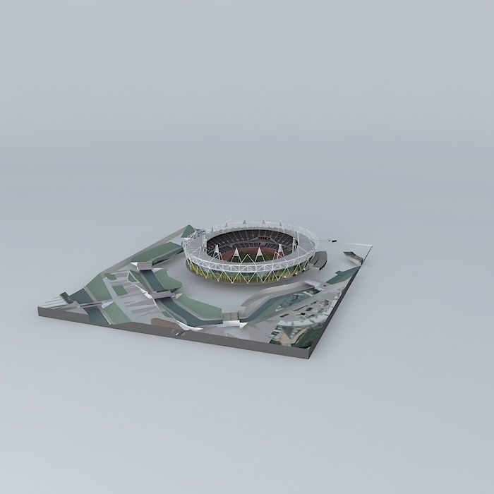 2012 Olympic Stadium Free 3D model_1