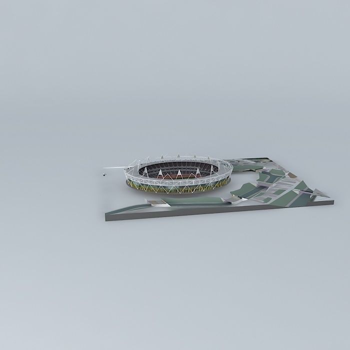 2012 Olympic Stadium Free 3D model_2