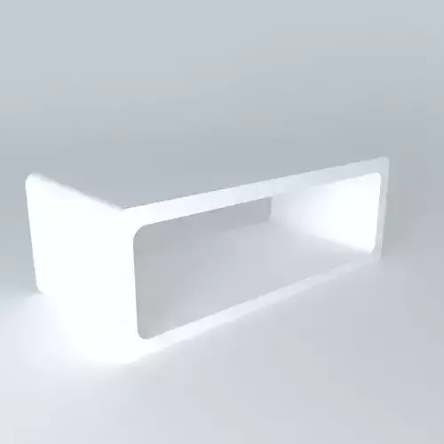 White table 70's style