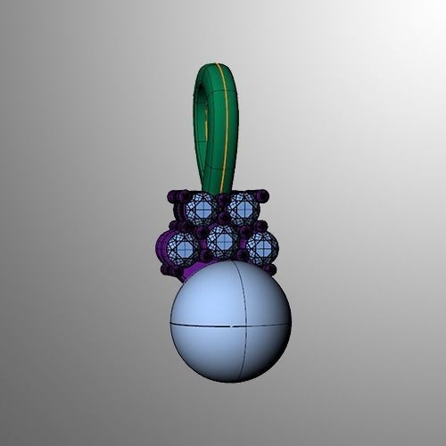 Pendant 49 3D print model_2