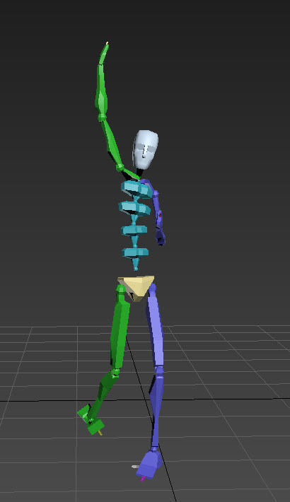 goalkeeper celebrate 9 in 1 3D model_7